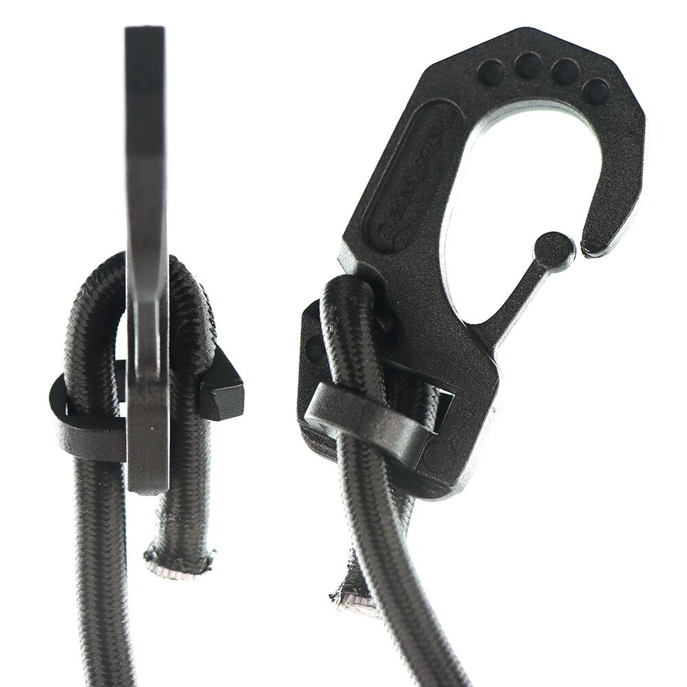 Use bungee cords to attach the Zookeeper Pet Barrier