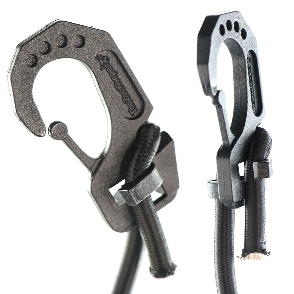 Use bungee cords to attach the Zookeeper Pet Barrier